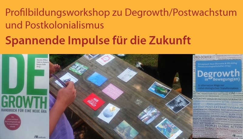 Profilbildungsworkshop zu Degrowth und Postkolonialismus